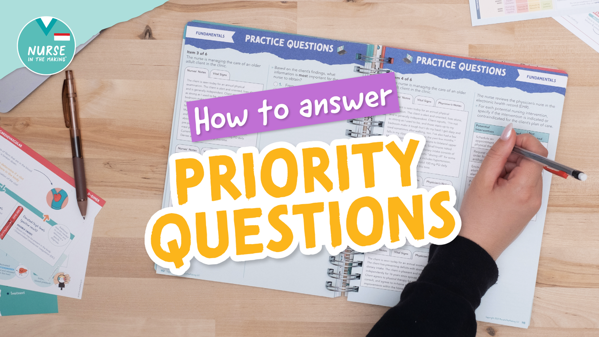 Priority Questions. Picture How to Answer Priority Questions – NurseInTheMaking