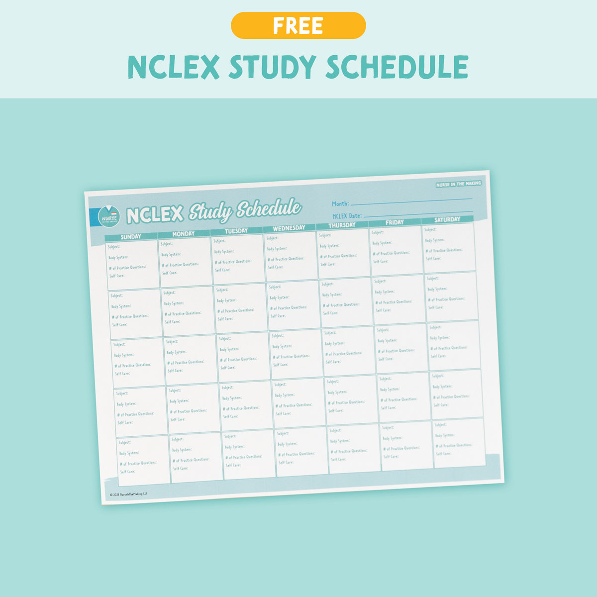 Nclex Study Guide Notes Fill In Free Study Guides – NurseInTheMaking