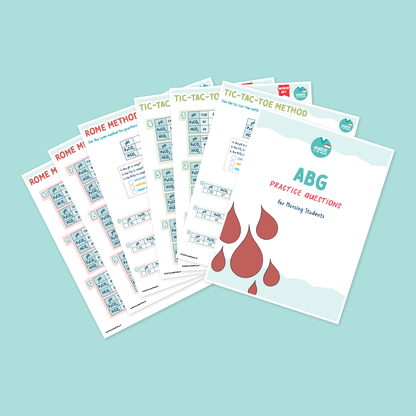 Abg Worksheet.pdf ABG Practice Worksheet – NurseInTheMaking