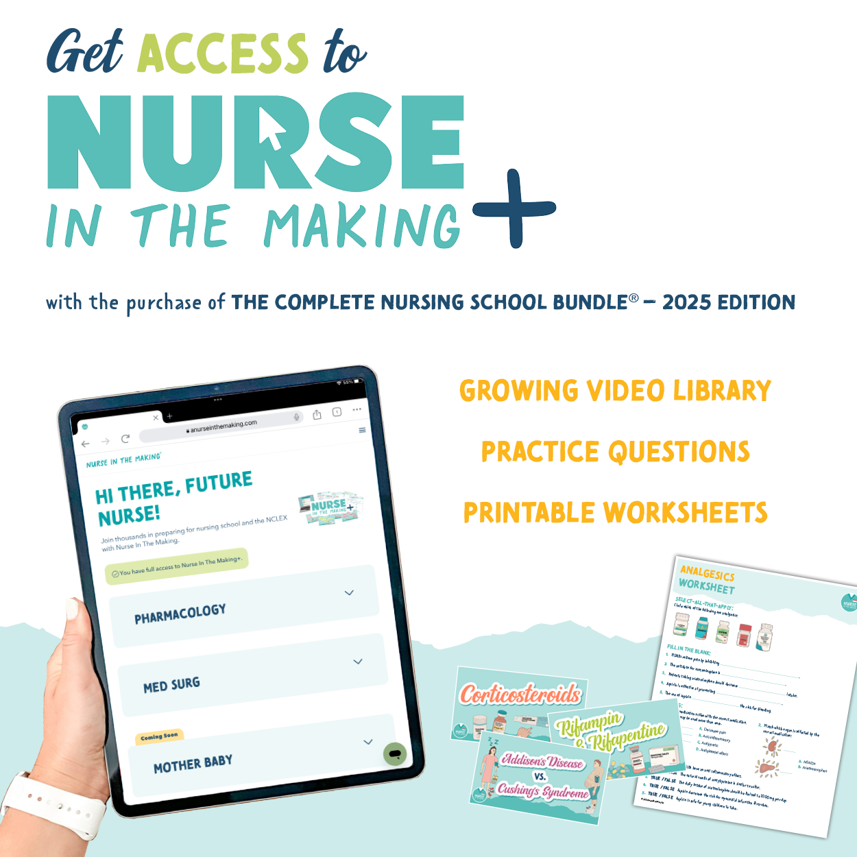 The Complete Nursing School Bundle | 2025 Edition