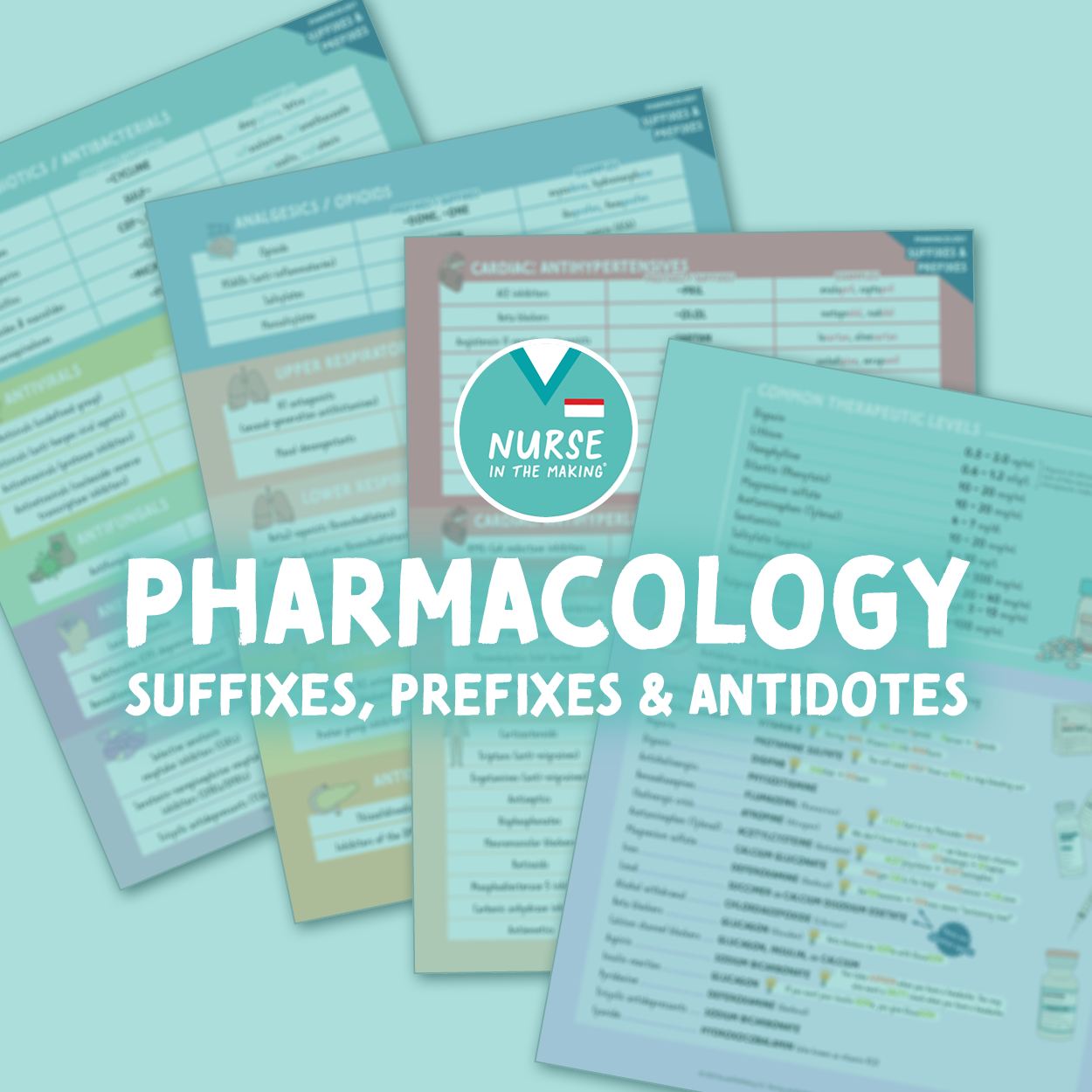 Pharmacology Suffixes Study Guide