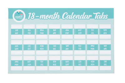 MONTHLY TABS ONLY - The Complete Nursing School Planner